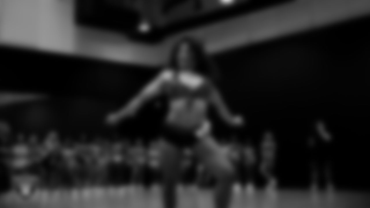 A dancer during a recruitment clinic at The Studio.