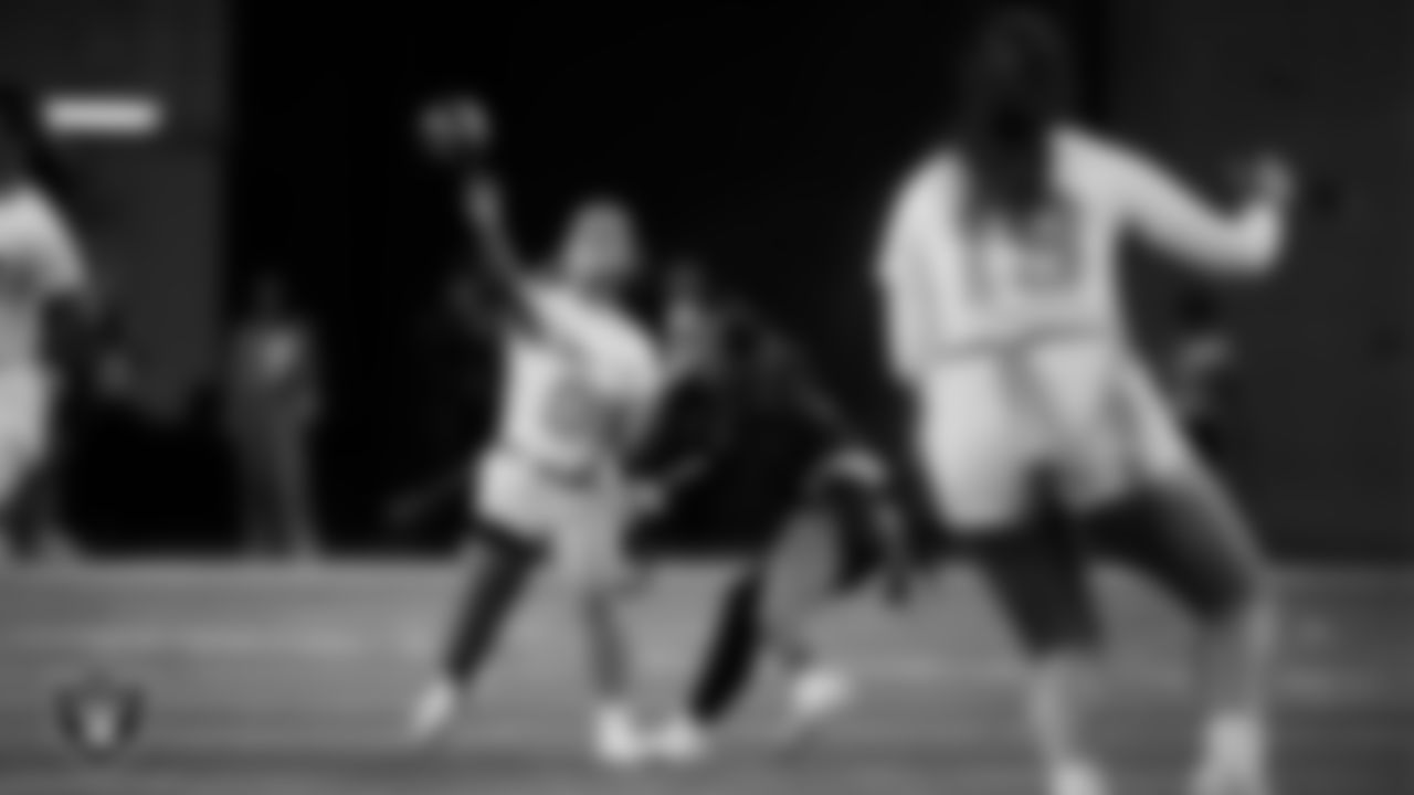 Shadow Ridge High School and Bishop Gorman High School face off in the NIAA 5A Flag Football State Championship game at Allegiant Stadium.