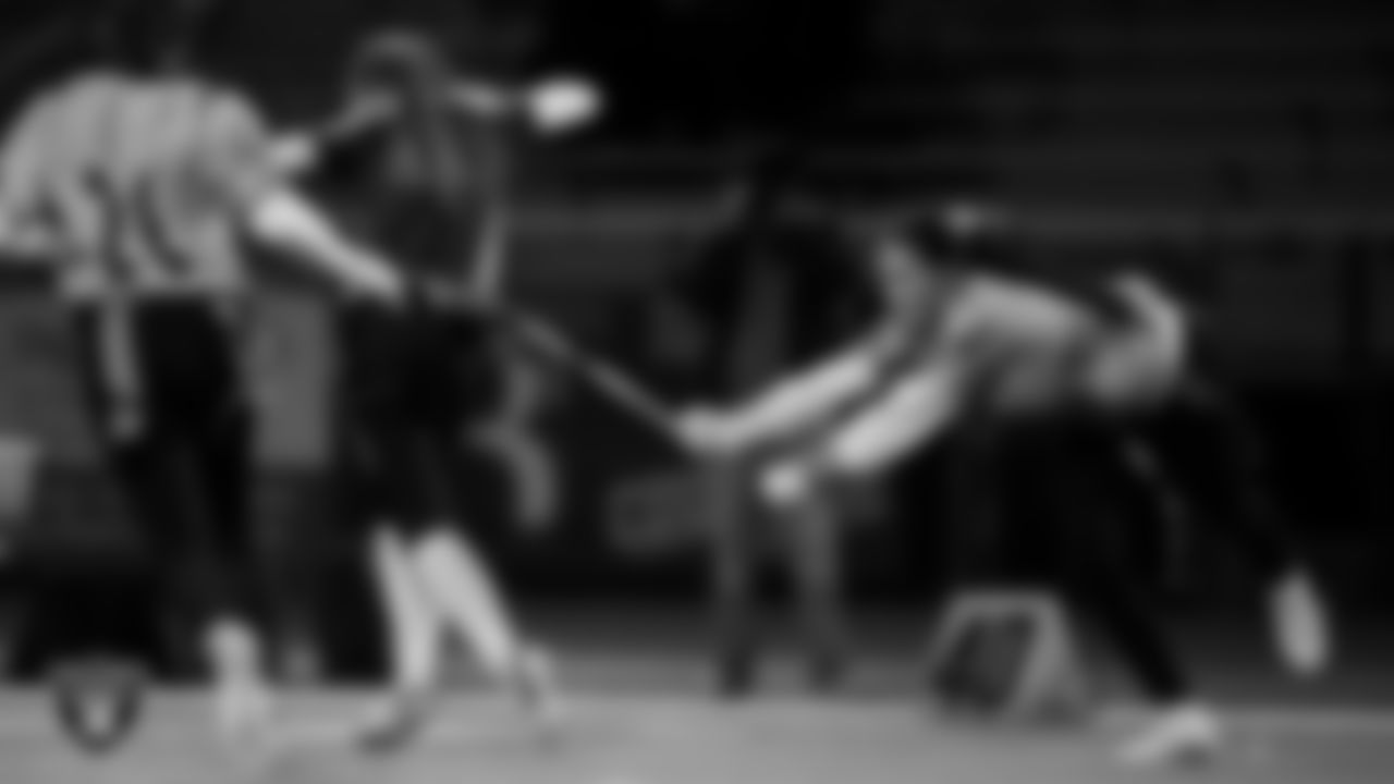 Coronado High School hosts Palo Verde High School during the Las Vegas Raiders' High School Flag Football Showcase game at Coronado High School.