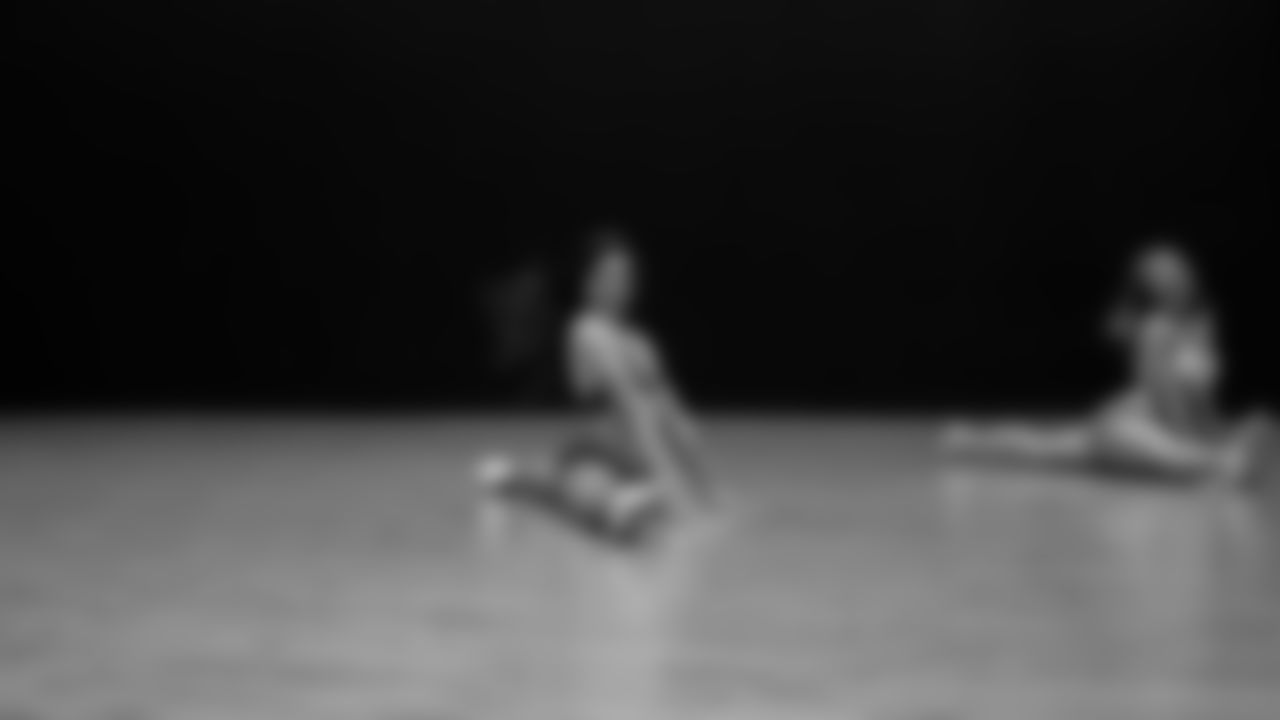 A dancer during a recruitment clinic at The Studio.