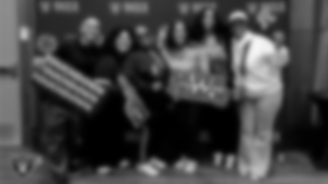 Attendees pose for a photo during the Historic Westside Tour at the West Las Vegas Library.