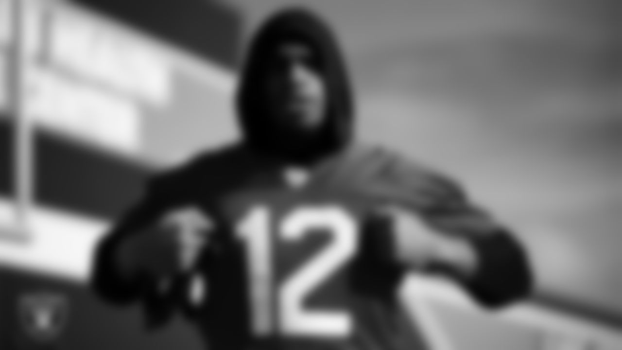 Las Vegas Raiders defensive end Tyree Wilson (9) during practice at Intermountain Health Performance Center.