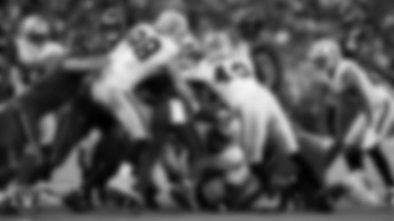 Las Vegas Raiders defensive end Maxx Crosby (98) and defensive end Charles Snowden (49) during the regular season away game against the Houston Texans at NRG Stadium.