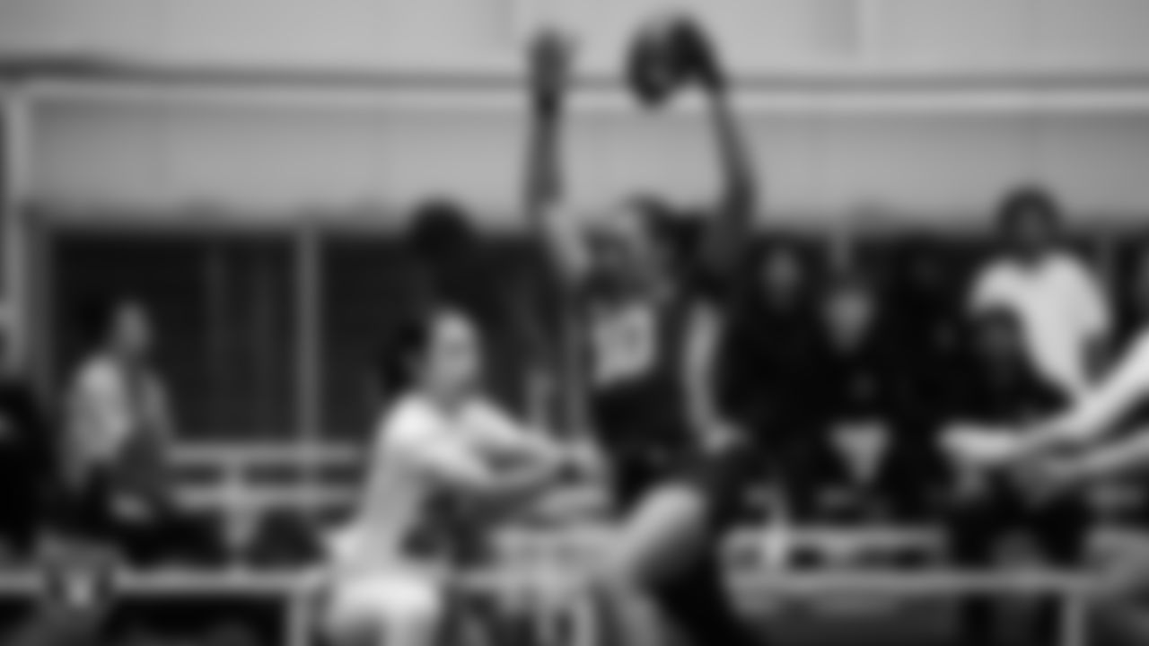 Nevada State University and La Sierra University face off in the inaugural women's flag football game at Intermountain Health Performance Center.