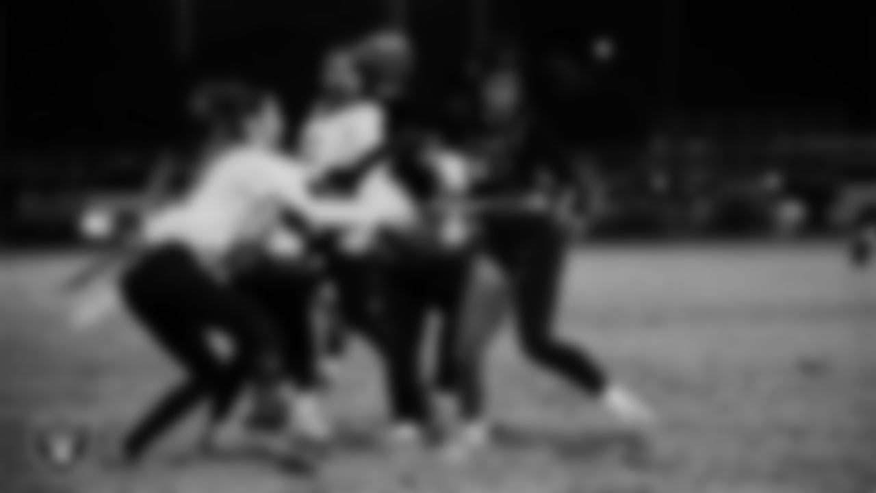 SLAM! Nevada hosts SECTA during the Las Vegas Raiders' High School Flag Football Showcase game at Russel Road Recreational Complex.