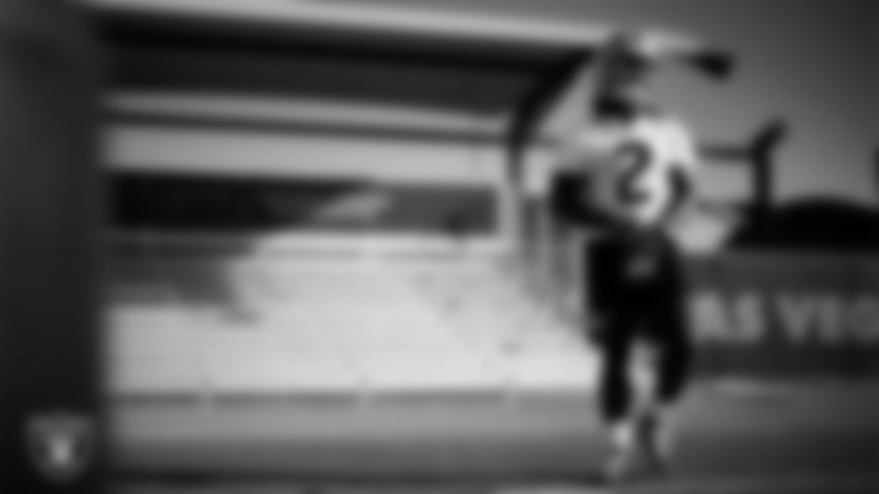 Las Vegas Raiders running back Ashton Jeanty (2) during practice at Intermountain Health Performance Center.