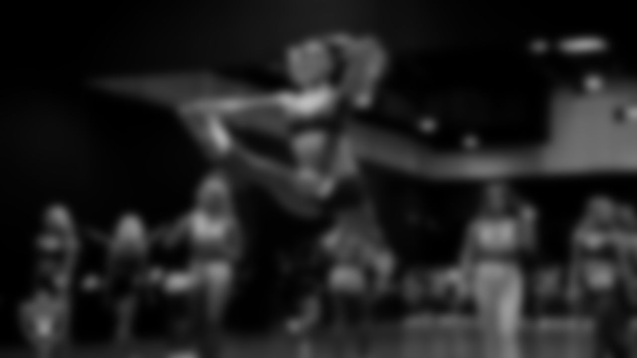 A dancer during a recruitment clinic at The Studio.