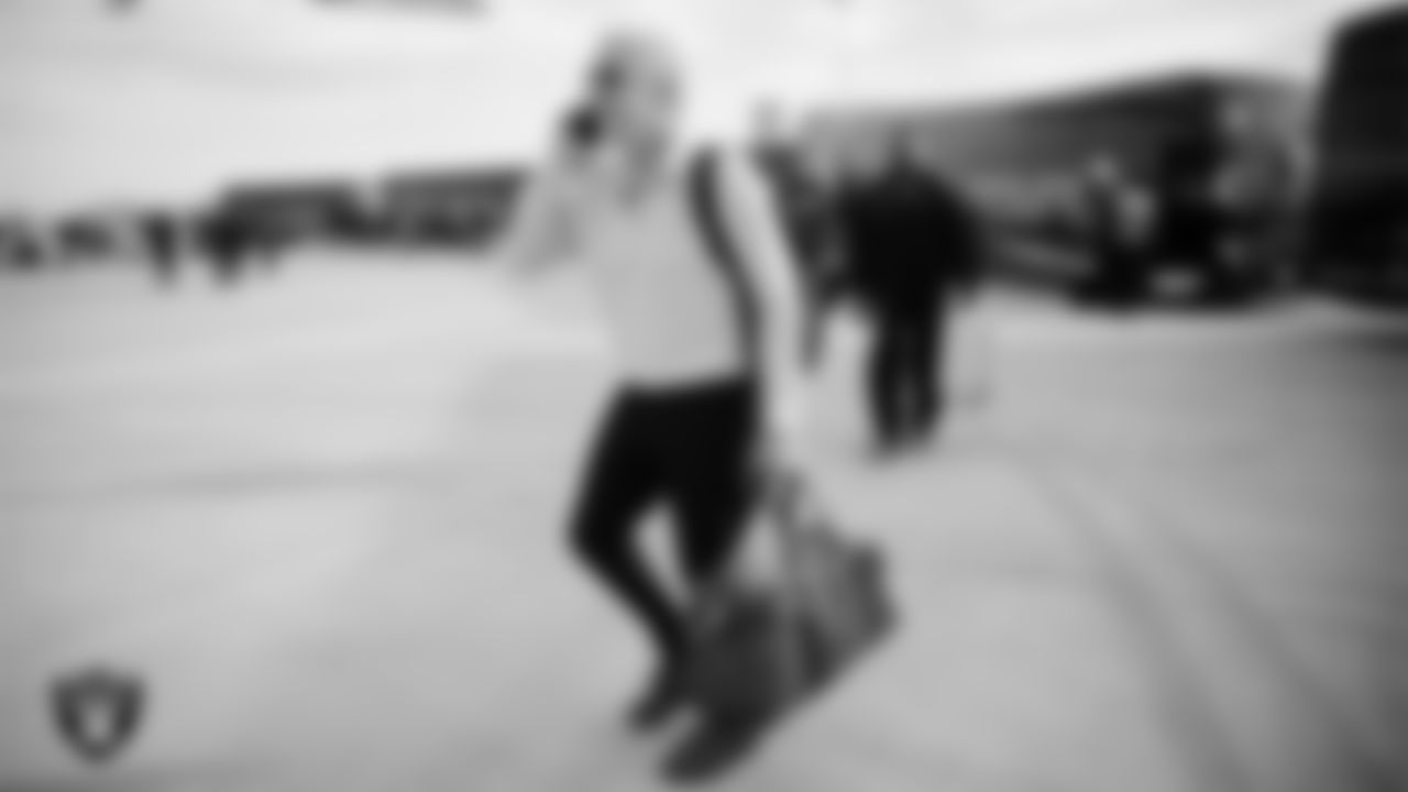 Las Vegas Raiders Head Coach Pete Carroll departs for the regular season away game against the Denver Broncos.