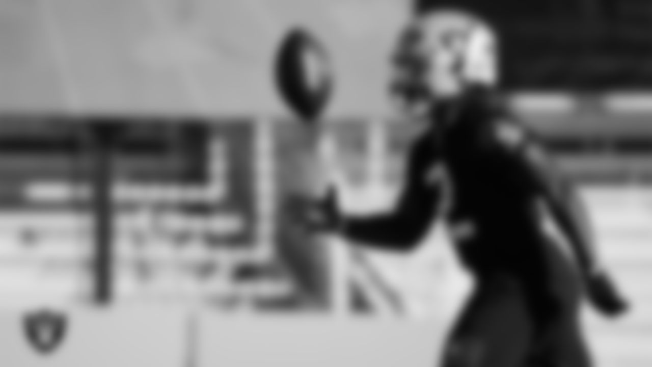 Las Vegas Raiders running back Ashton Jeanty (2) during practice at Intermountain Health Performance Center.