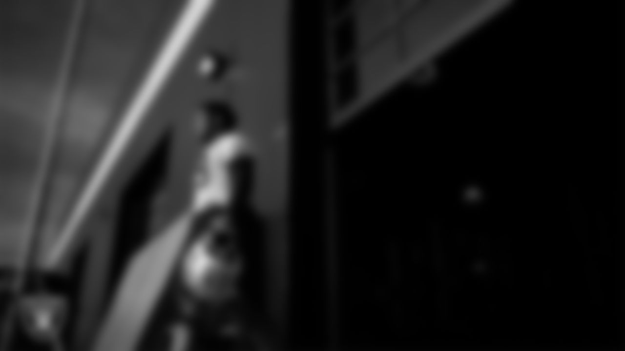 Las Vegas Raiders offensive lineman Laki Tasi (79) walks out to the field for practice at Intermountain Health Performance Center.