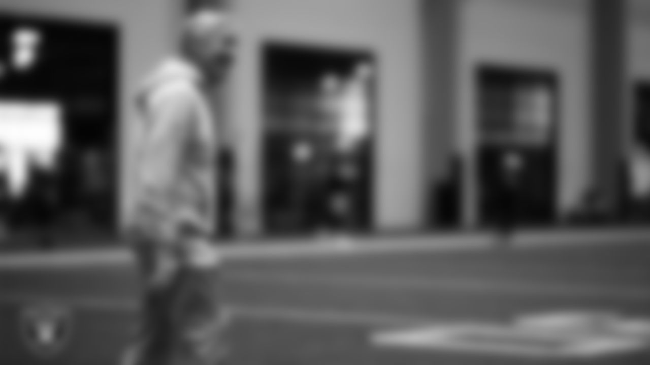 Las Vegas Raiders Head Coach Pete Carroll during practice at Intermountain Health Performance Center.