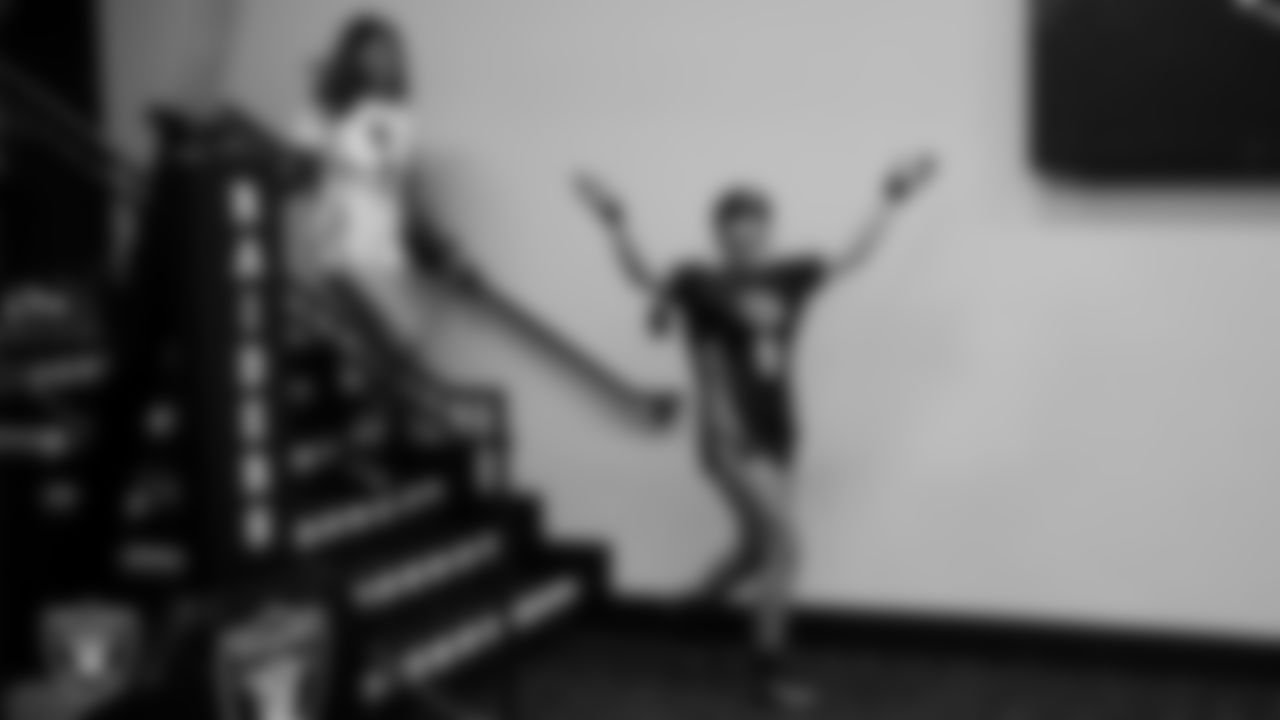 Athletes from Chaparral High School show off their new uniforms and equipment at Intermountain Health Performance Center.