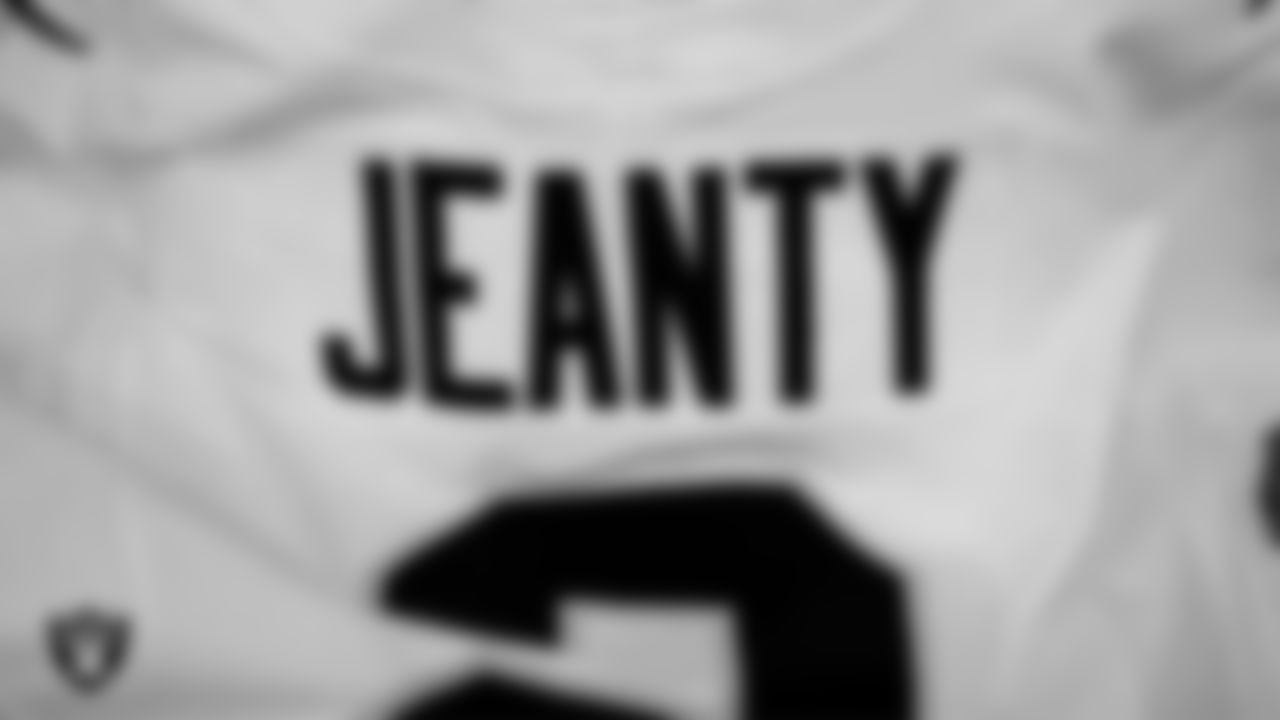 The locker room prior to the Las Vegas Raiders' arrival for their regular season away game against the Los Angeles Chargers at SoFi Stadium.