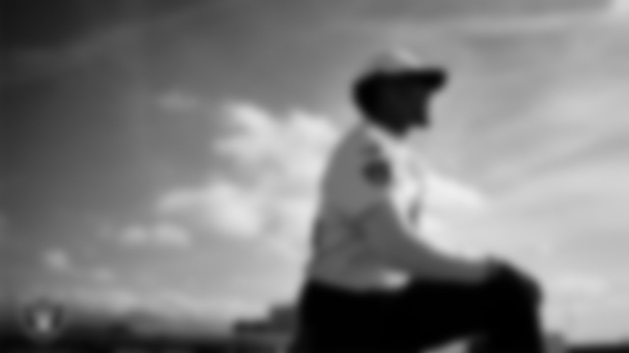 Las Vegas Raiders running back Chris Collier (35) during practice at Intermountain Health Performance Center.