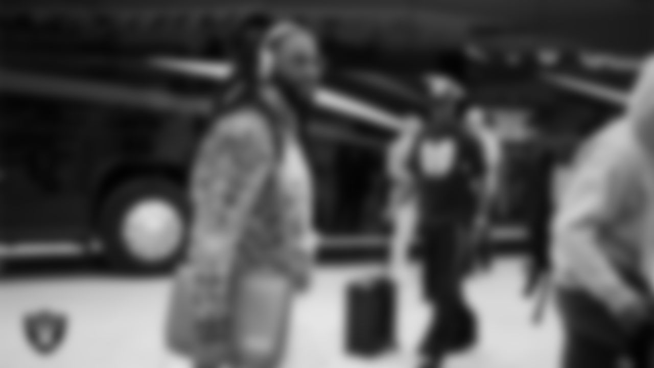 Las Vegas Raiders linebacker Jaylon Smith (54) departs for the preseason away game against the Arizona Cardinals.