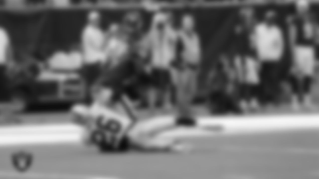 Oakland Raiders cornerback Nevin Lawson (26) during the regular season game against the Houston Texans at NRG Stadium, Sunday, October 27, 2019, in Houston, Texas.