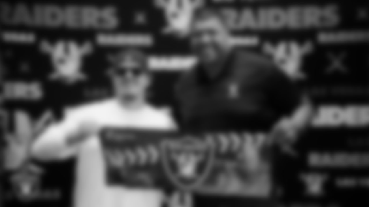 The Las Vegas Raiders hosts fans for the Raiders Rev Up Watch Party at Intermountain Health Performance Center.
