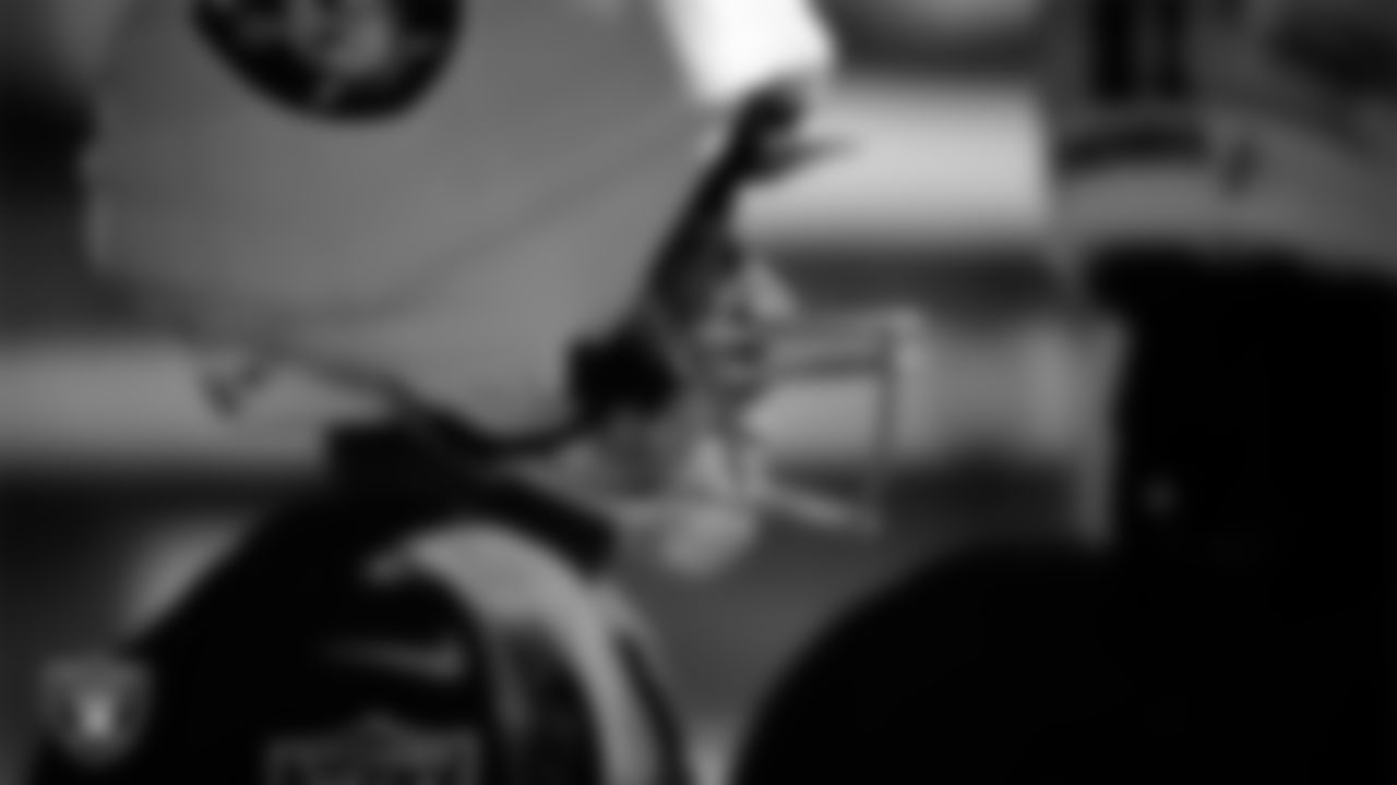 Las Vegas Raiders wide receiver Tyler Lockett (17) during practice at Intermountain Health Performance Center.