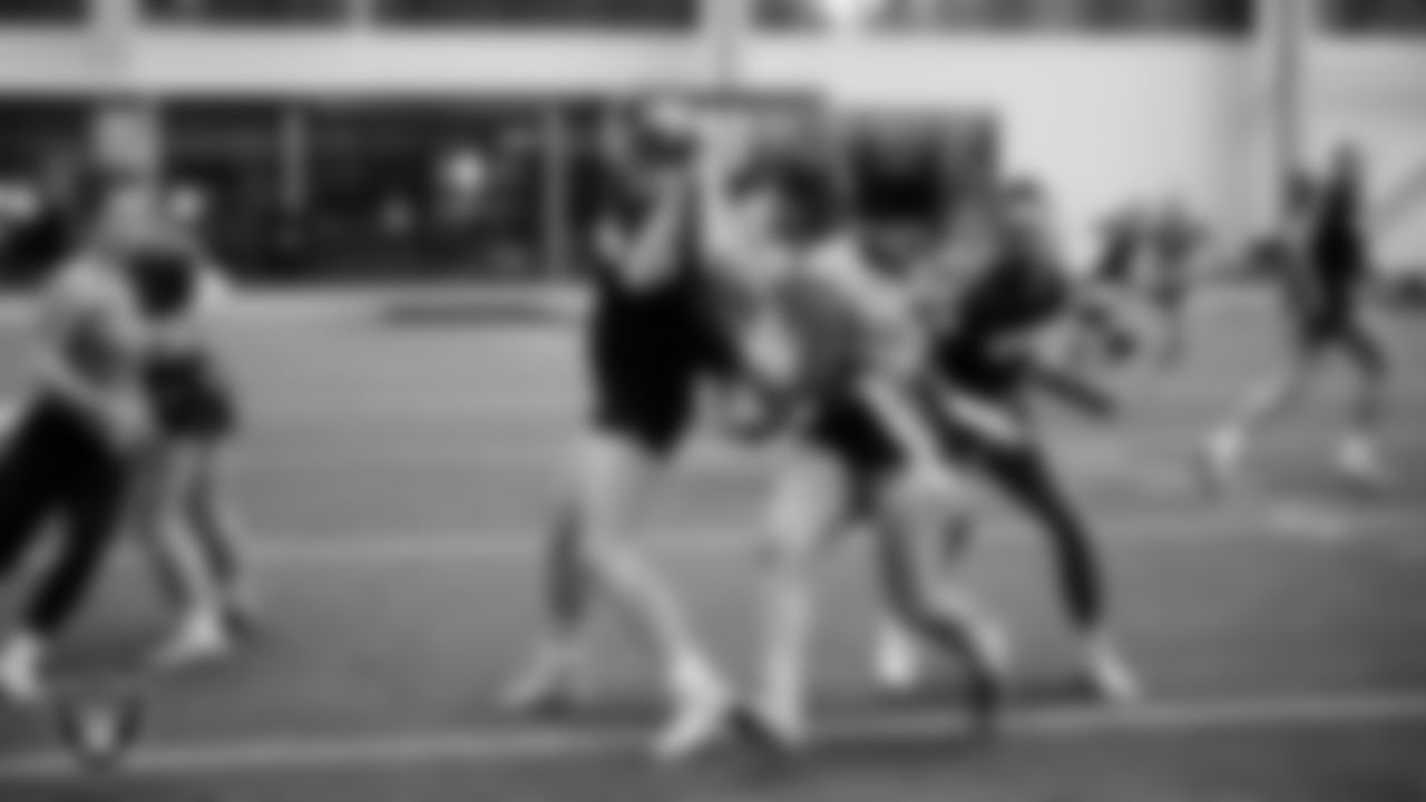 Athletes compete in 7-on-7 games during a Nike 11-On event at Intermountain Health Performance Center.