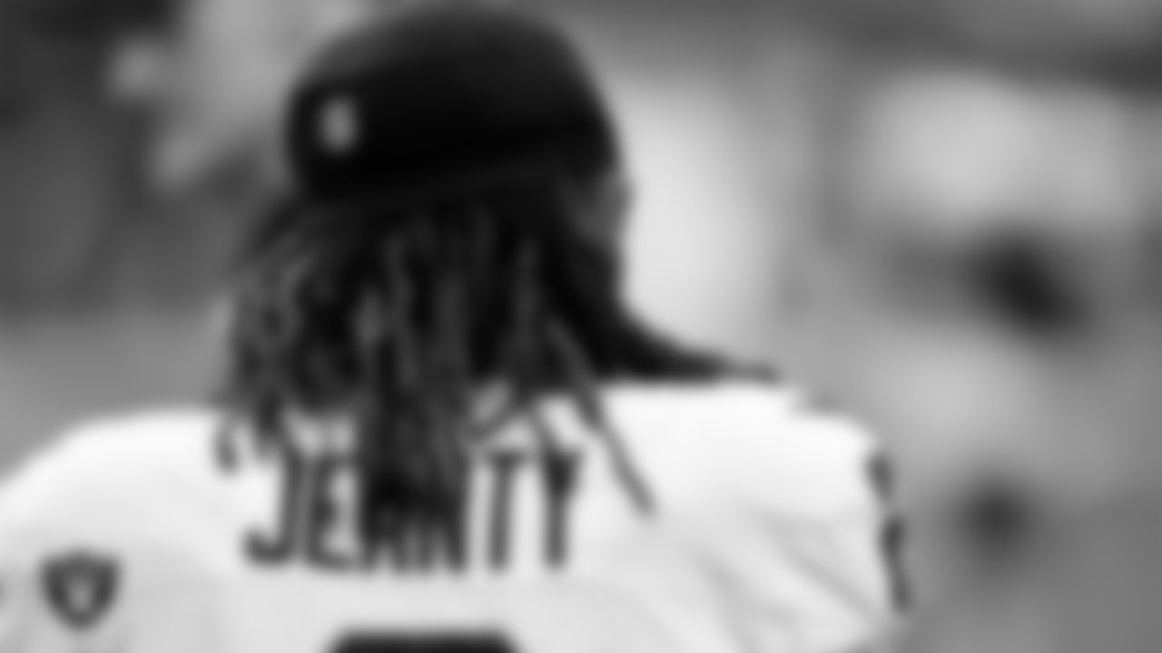 Las Vegas Raiders running back Ashton Jeanty (2) on the sidelines during the regular season away game against the Los Angeles Chargers at SoFi Stadium.