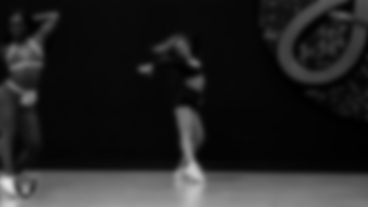 A dancer during a recruitment clinic at The Studio.