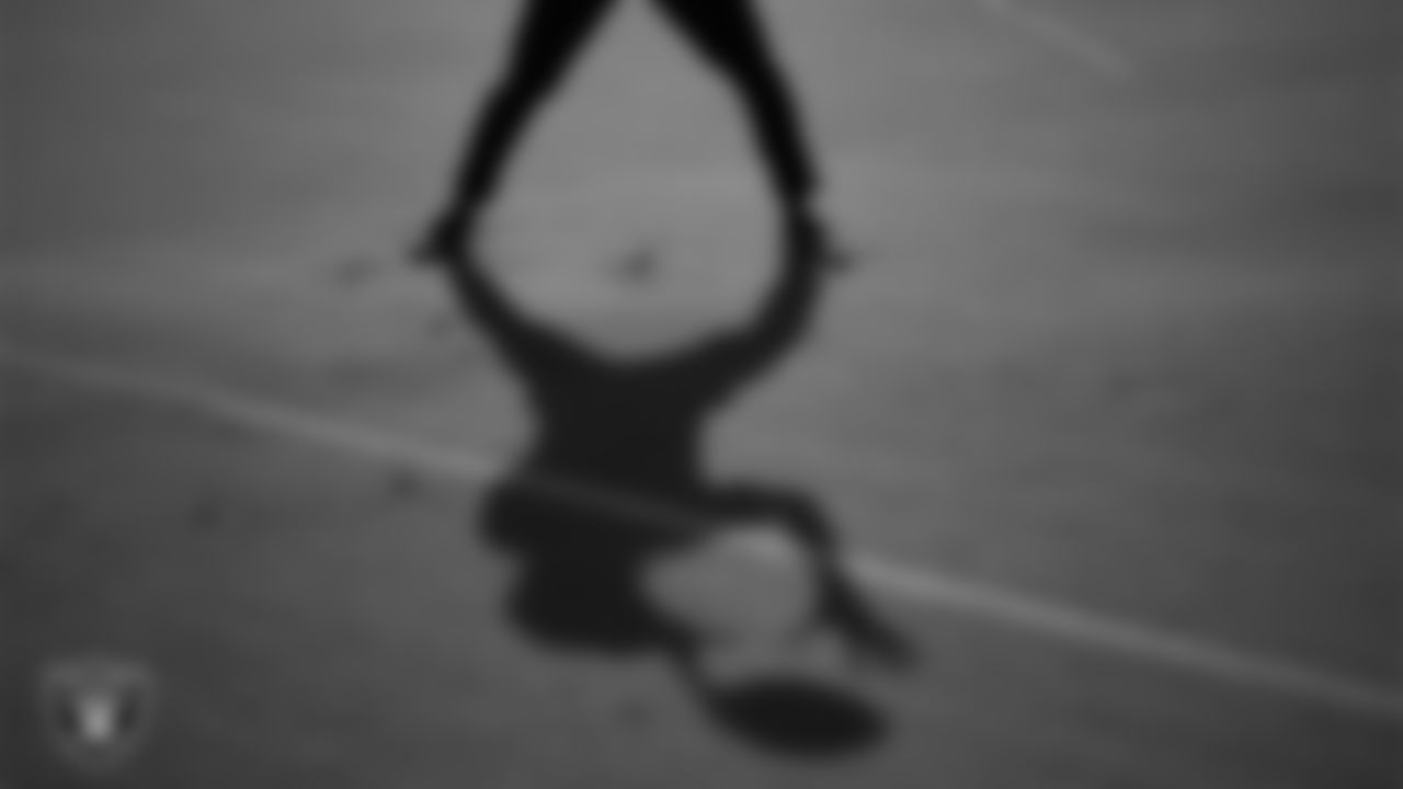 Las Vegas Raiders cornerback Eric Stokes (22) during practice at Intermountain Health Performance Center.