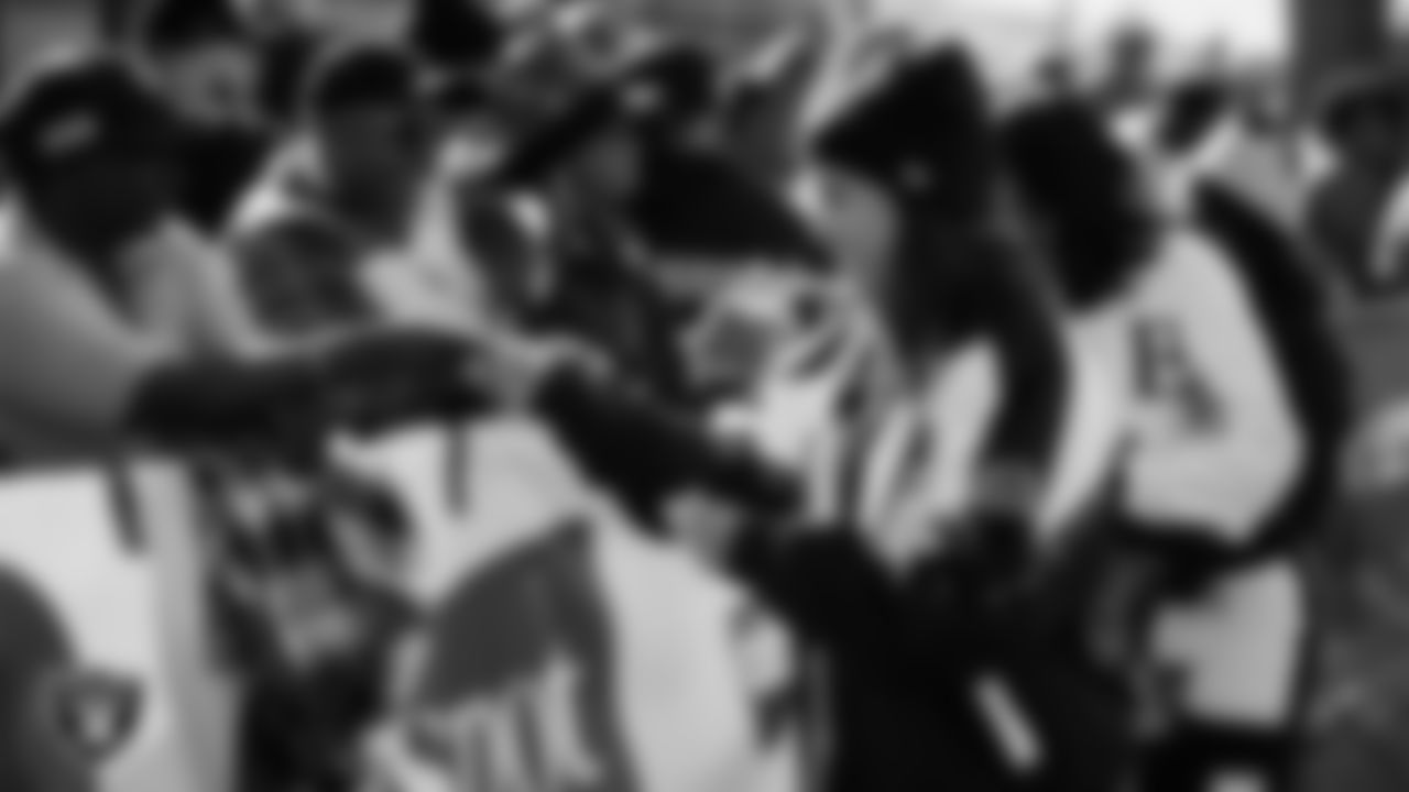 Raider Image senior buyer Alexis Aguilar during the Martin Luther King Jr. Day Parade in Downtown Las Vegas.