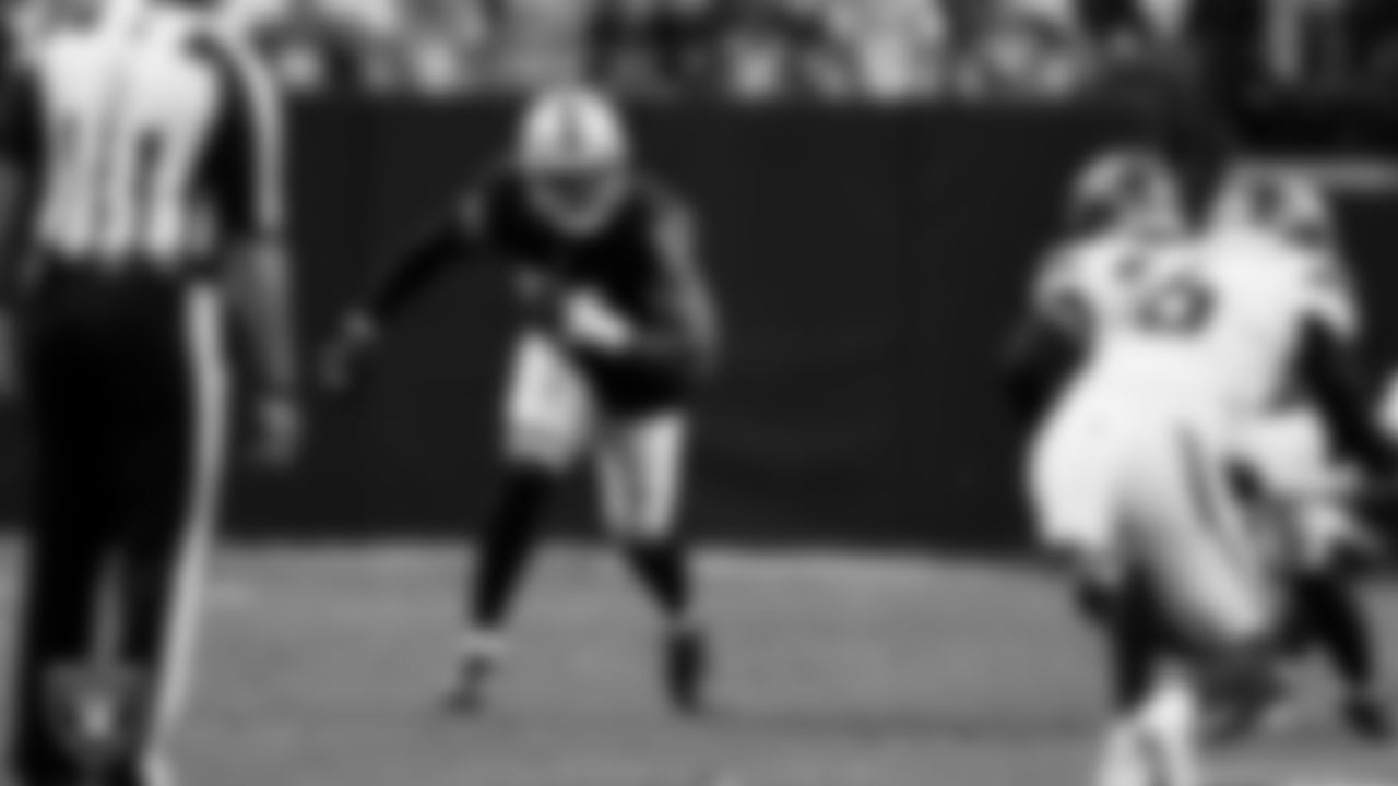 Las Vegas Raiders defensive end Malcolm Koonce (51) during the regular season home game against the Denver Broncos at Allegiant Stadium.