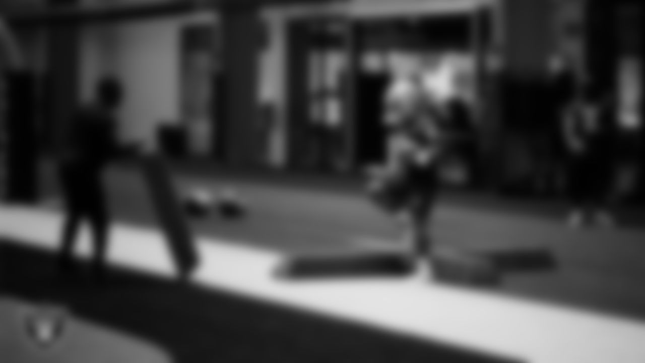 Las Vegas Raiders running back Ashton Jeanty (2) during practice at Intermountain Health Performance Center.