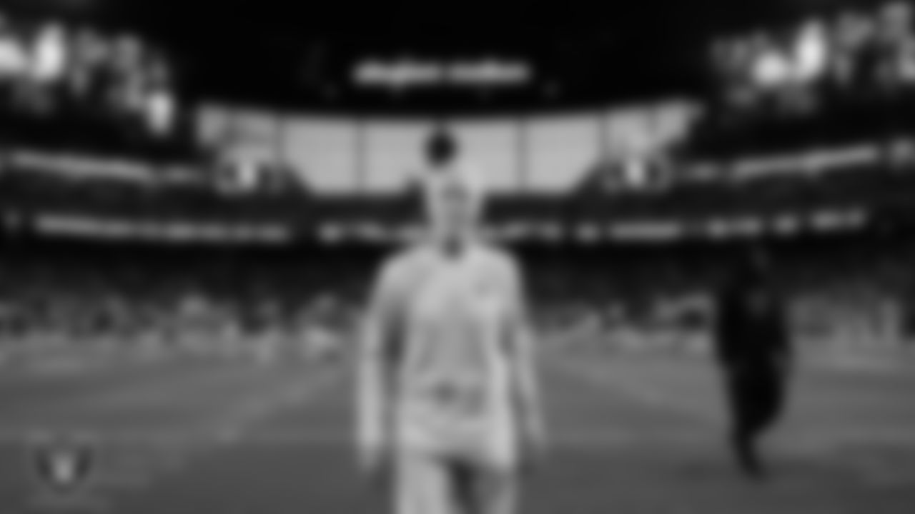 Las Vegas Raiders Head Coach Pete Carroll before the regular season home game against the Los Angeles Chargers at Allegiant Stadium.