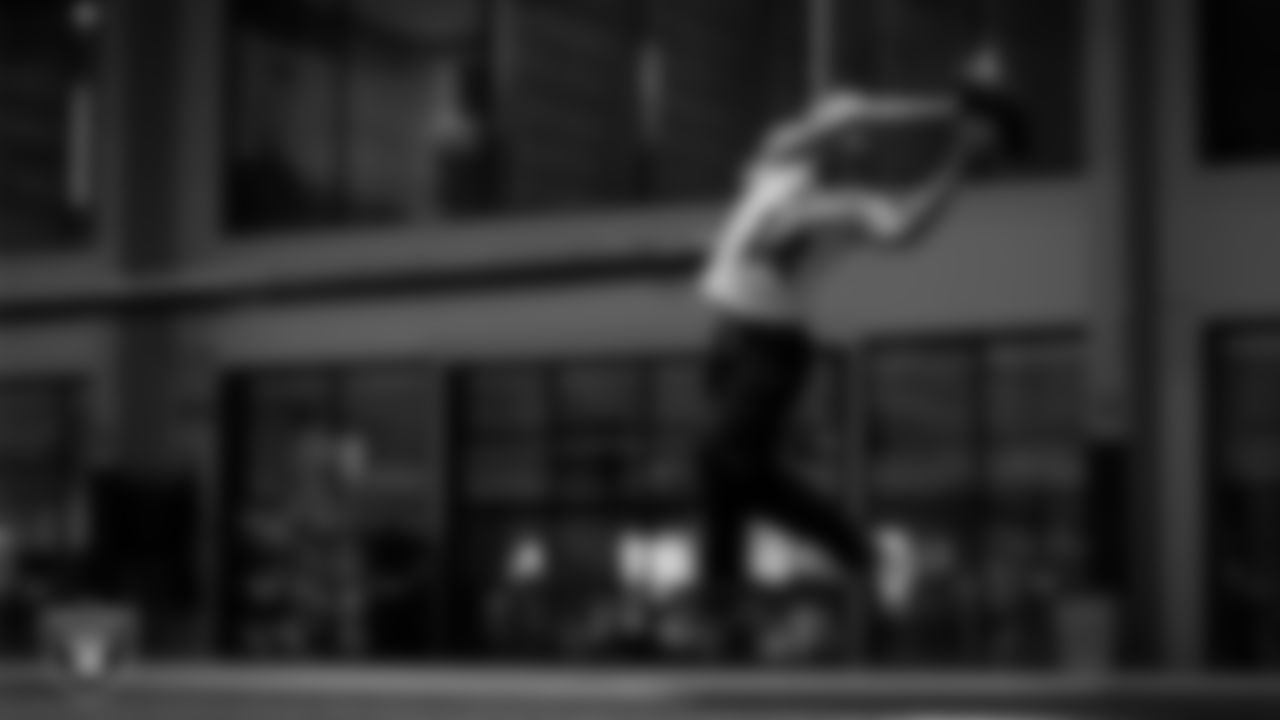 An athlete during an open practice at Intermountain Health Performance Center.