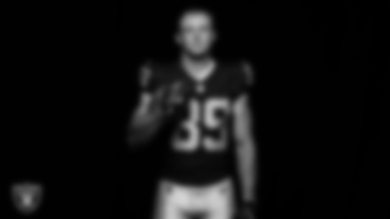 Las Vegas Raiders tight end Brock Bowers (89) poses for a photo at the 2025 Raiders Media Day.