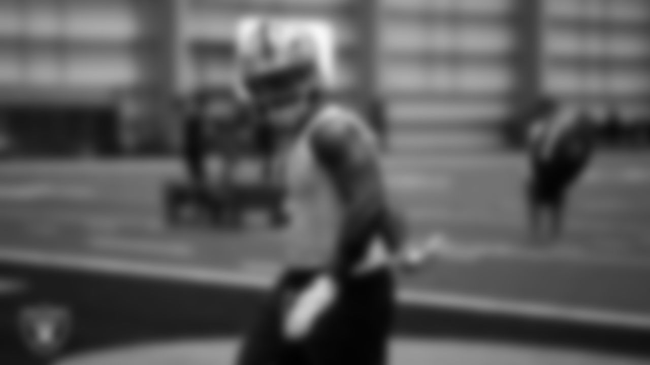 Las Vegas Raiders running back Ashton Jeanty (2) during practice at Intermountain Health Performance Center.