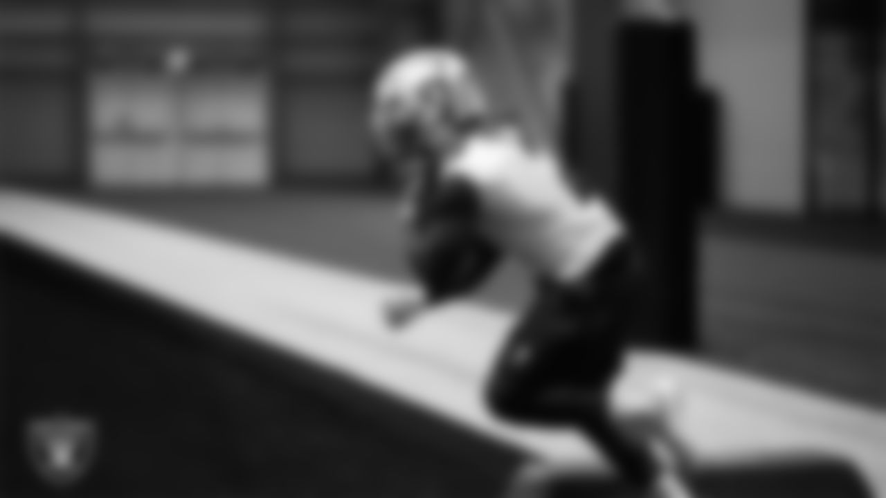 Las Vegas Raiders running back Ashton Jeanty (2) during practice at Intermountain Health Performance Center.