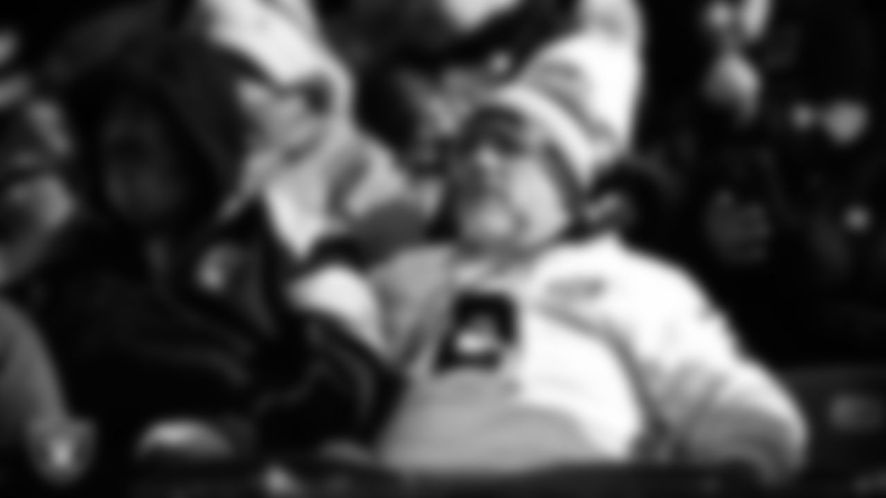 Fans before the Las Vegas Raiders' regular season away game against the Philadelphia Eagles at Lincoln Financial Field.