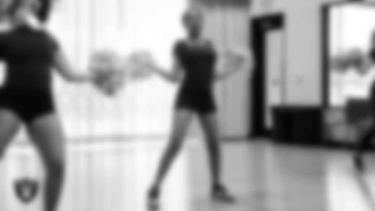 A dancer rehearses during a teen intensive at The Studio.