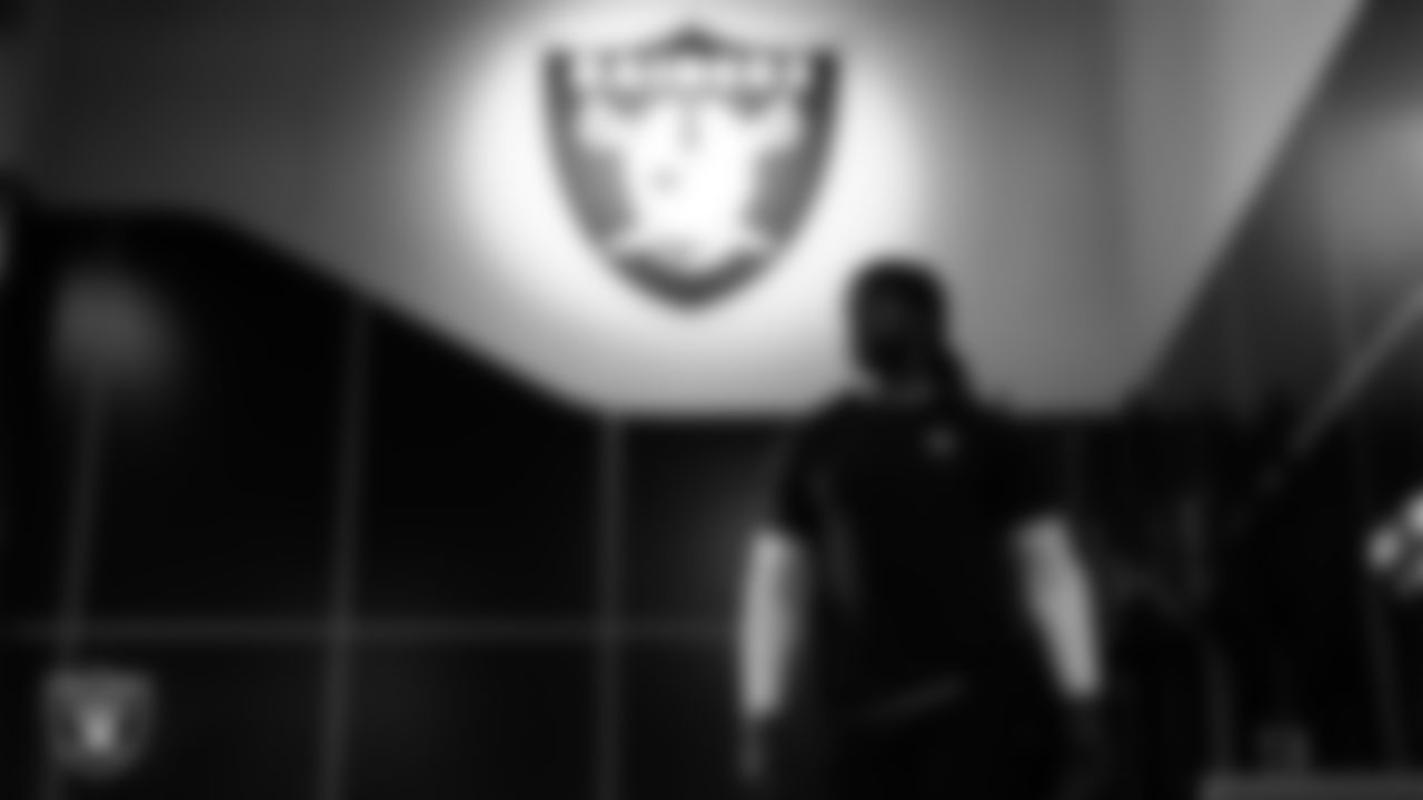 Las Vegas Raiders wide receiver Davante Adams (17) at a workout during phase two of the offseason program at Intermountain Health Performance Center.