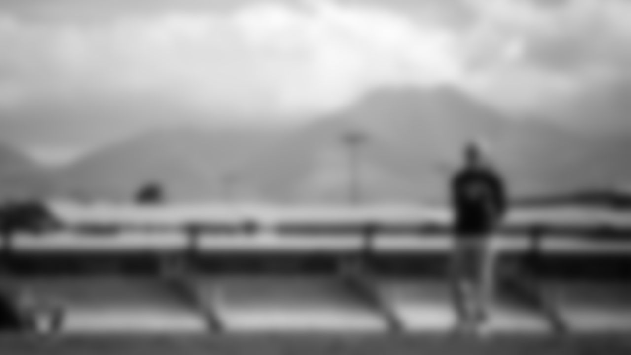 Las Vegas Raiders Head Coach Pete Carroll during practice at Intermountain Health Performance Center.