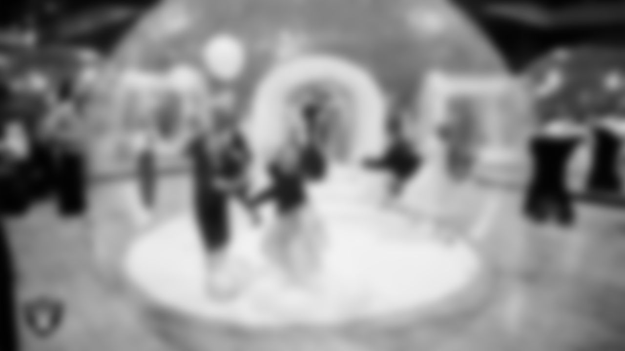 Junior Raiderettes enjoy activities during the Junior Raiderettes Banquet at The Studio.