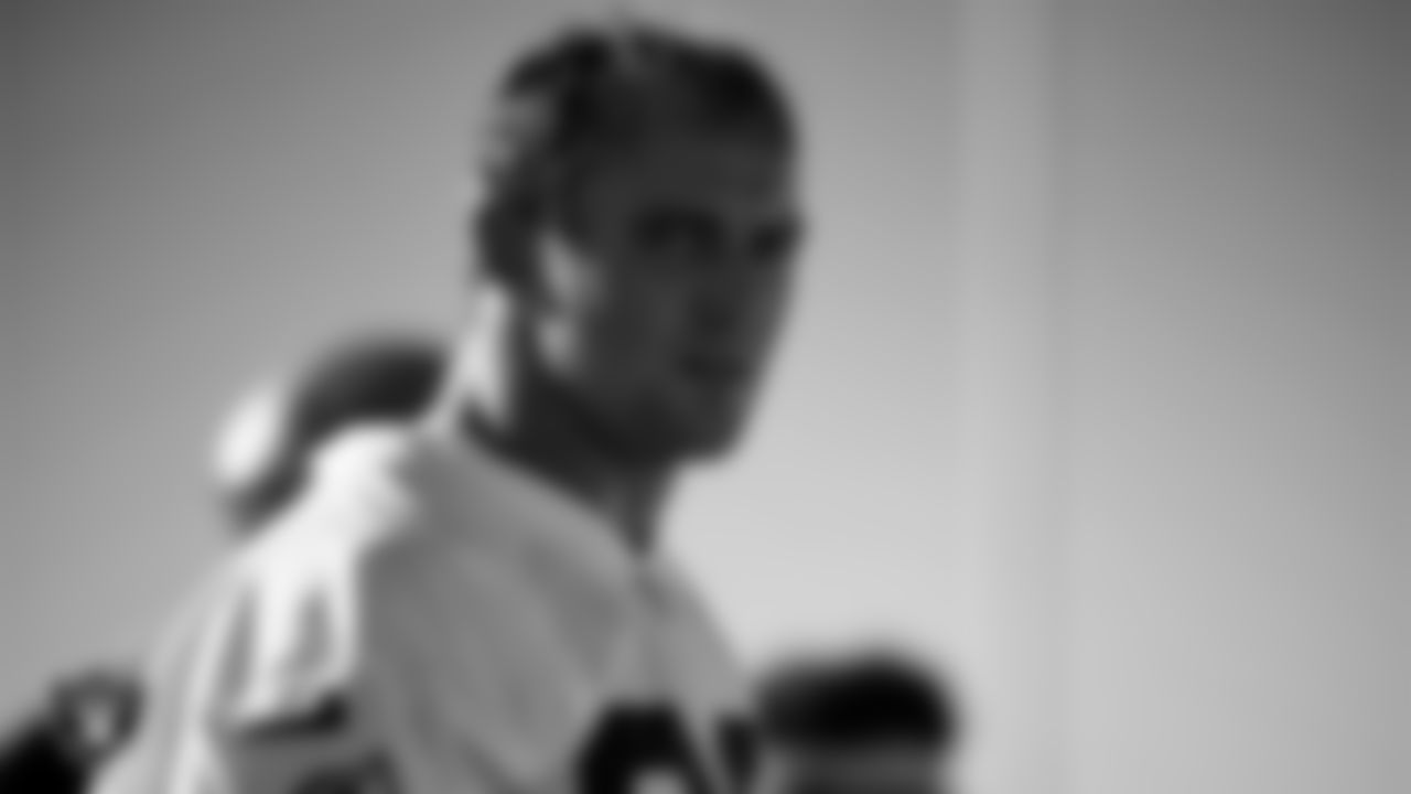 Las Vegas Raiders tight end Brock Bowers (89) during practice at Intermountain Health Performance Center.