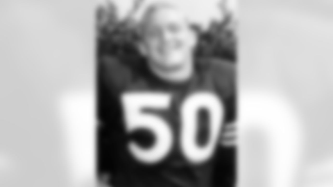 Jim Otto, the Original Raider, started a remarkable 210 consecutive league games, making him one of only 20 players to play in every season of the American Football League. He was named the starting center on the AFL All-Time Team and was selected as a member of the NFL's 100th Anniversary Team. Otto was inducted into the Pro Football Hall of Fame in 1980, his first year of eligibility.