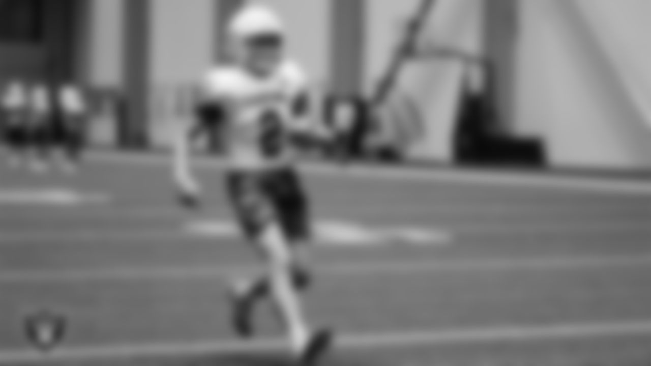 A Carson High School football team member during a walkthrough at Intermountain Health Performance Center.