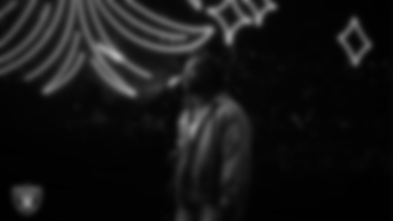 Las Vegas Raiders running back Ashton Jeanty (2) arrives to the regular season home game against the New York Giants at Allegiant Stadium.