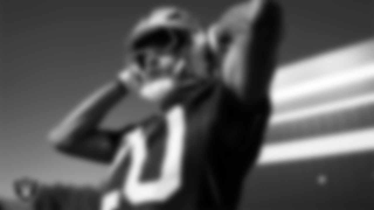 Las Vegas Raiders safety Isaiah Pola-Mao (20) during practice at Intermountain Health Performance Center.