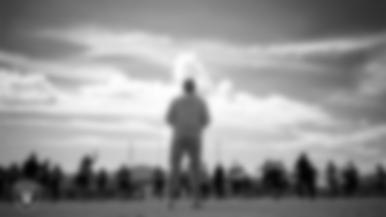 Las Vegas Raiders Head Coach Pete Carroll during practice at Intermountain Health Performance Center.