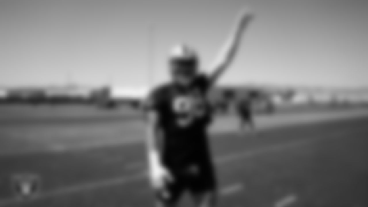 Las Vegas Raiders defensive end Maxx Crosby (98) at an Organized Team Activity (OTA) at Intermountain Health Performance Center.