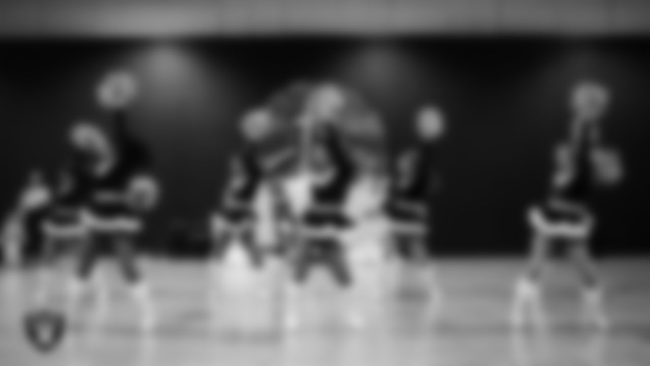 The Raiderettes perform during the Junior Raiderettes Banquet at The Studio.