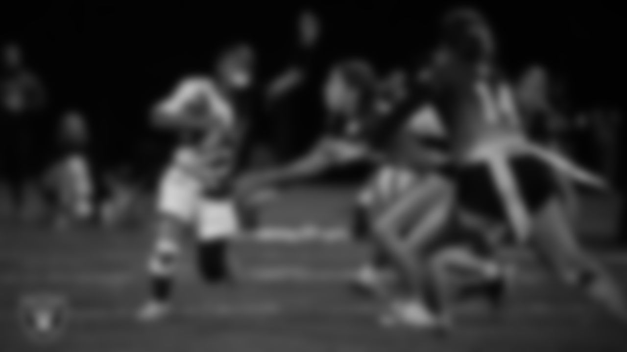 Athletes compete in a 2025 Middle School Flag Football Championship game at All American Park.