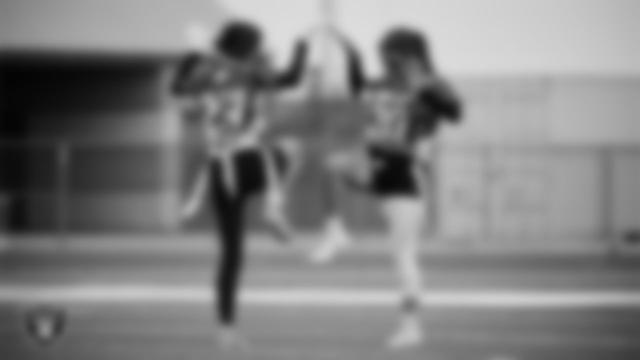 Sierra Vista High School hosts Pahrump Valley High School during the Las Vegas Raiders' High School Flag Football Showcase game at Sierra Vista High School.