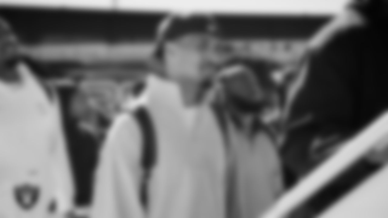 Las Vegas Raiders safety Isaiah Pola-Mao (20) departs for the regular season away game against the Indianapolis Colts.